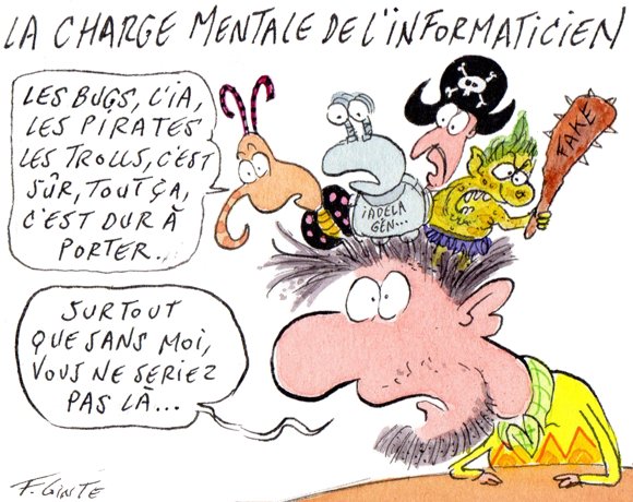 Dessin: Des responsables cyber sous pression ?